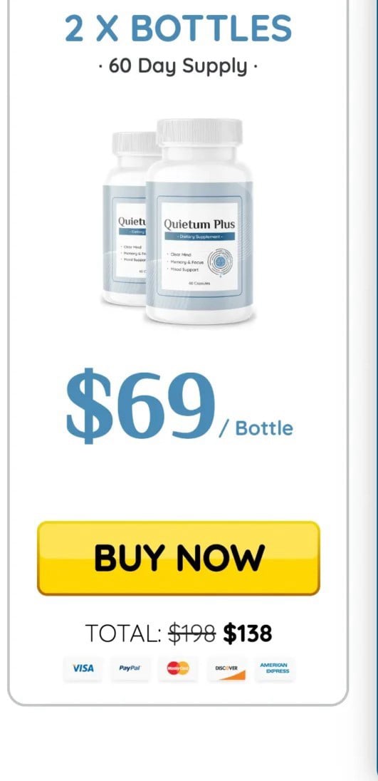 Quietum Plus 2 bottle